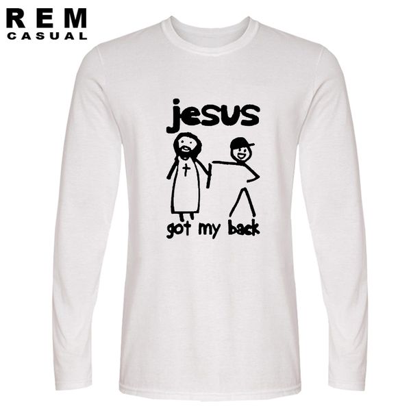 new arrived t-shirt cotton tees men jesus got my back kids boy casual homme t shirt fashion long sleeve
new arrived t-shirt cotton tees men jesus got my back kids boy casual homme t shirt fashion long sleeve