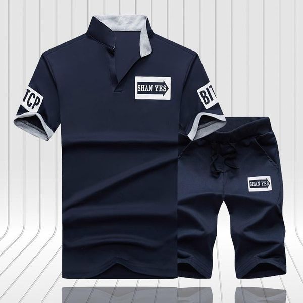 summer men's short set 2020 casual tracksuits men sets brand clothing sportswear suits stand collar street t shirt + short, Gray
summer men's short set 2020 casual tracksuits men sets brand clothing sportswear suits stand collar street t shirt + short, Gray