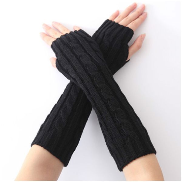 women winter soft warm knitted long fingerless gloves wrist arm hand warmer gloves mitten, Blue;gray
women winter soft warm knitted long fingerless gloves wrist arm hand warmer gloves mitten, Blue;gray