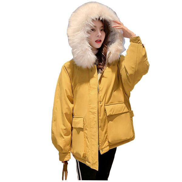 women's down & parkas oversize fur coat hooded winter women jacket thick warm long bakery cotton padded wadded belt big pocket, Black
women's down & parkas oversize fur coat hooded winter women jacket thick warm long bakery cotton padded wadded belt big pocket, Black