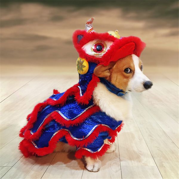 funny dog clothes new year's pet chinese costume dragon dance lion dog clothes puppy lion dance red festive a-203
funny dog clothes new year's pet chinese costume dragon dance lion dog clothes puppy lion dance red festive a-203