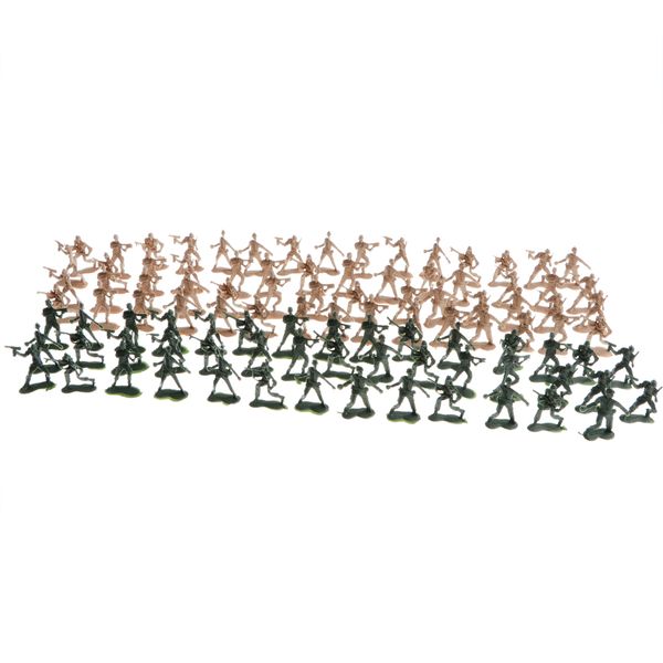 100 X Military Army Soldiers Toy Set, Model Figures For Kids, Pretend Play Educational Toys