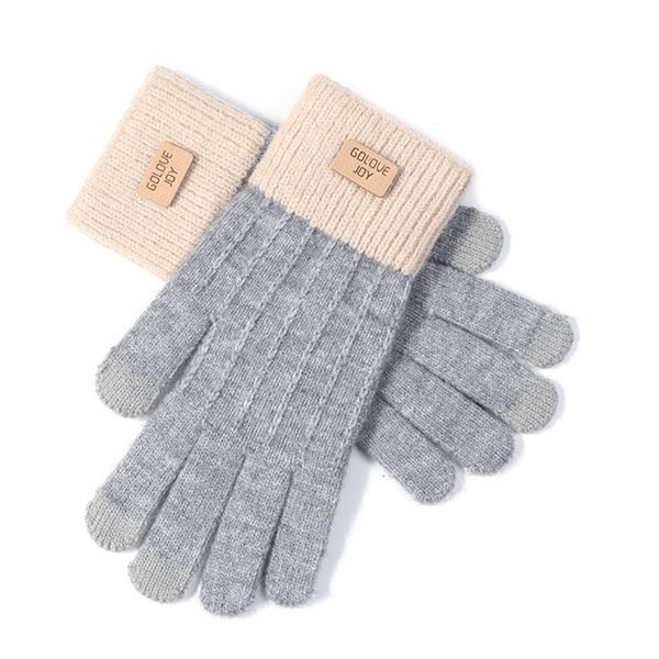 five fingers gloves knitted touch screen for women autumn and winter travel warm glove axyd, Blue;gray
five fingers gloves knitted touch screen for women autumn and winter travel warm glove axyd, Blue;gray