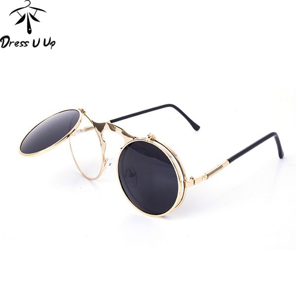 sunglasses dressuup steampunk vintage men brand designer round steam punk metal coating sun glasses women retro, White;black
sunglasses dressuup steampunk vintage men brand designer round steam punk metal coating sun glasses women retro, White;black
