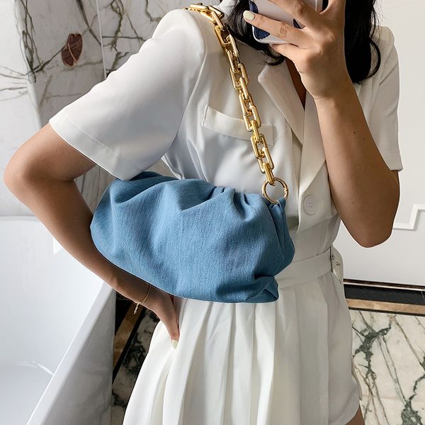 toyoosky denim design female folds armpit bag 2020 new jeans crossbody bags for women shoulder bags thick chain ladies handbags
toyoosky denim design female folds armpit bag 2020 new jeans crossbody bags for women shoulder bags thick chain ladies handbags