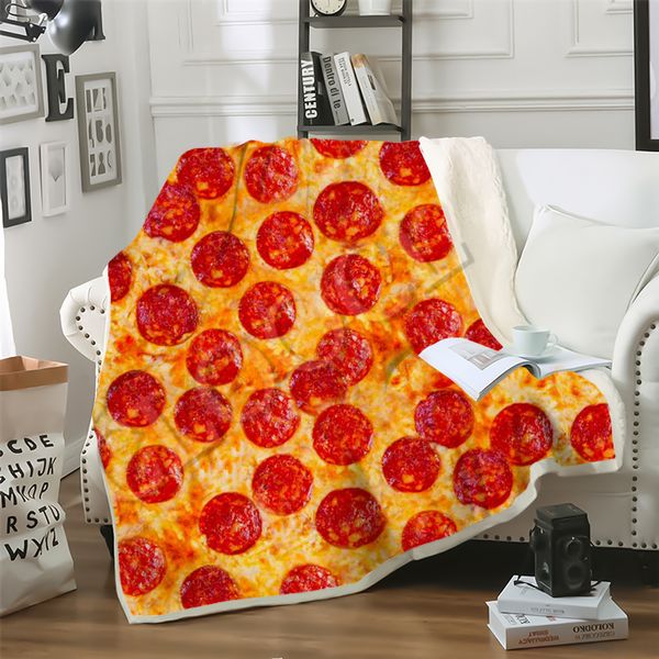 cloocl factory wholesale delicious foods pizza blanket 3d print double layer fashion casual warm in winter sofa youth bedding throw blankets
cloocl factory wholesale delicious foods pizza blanket 3d print double layer fashion casual warm in winter sofa youth bedding throw blankets