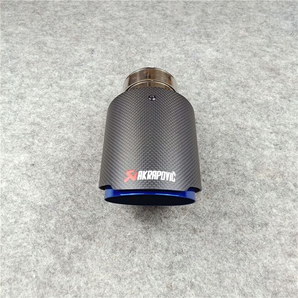 wholesale 1pcs matte carbon + blue stainless steel akrapovic carbon fiber exhaust tips for vw audi benz bmw porsche exhaust muffler pipes
wholesale 1pcs matte carbon + blue stainless steel akrapovic carbon fiber exhaust tips for vw audi benz bmw porsche exhaust muffler pipes