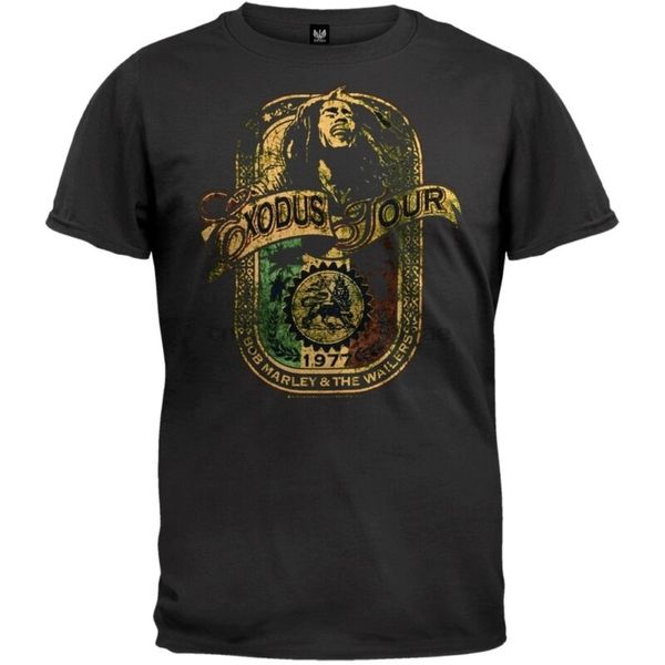 bob marley - exodus label soft t-shirt