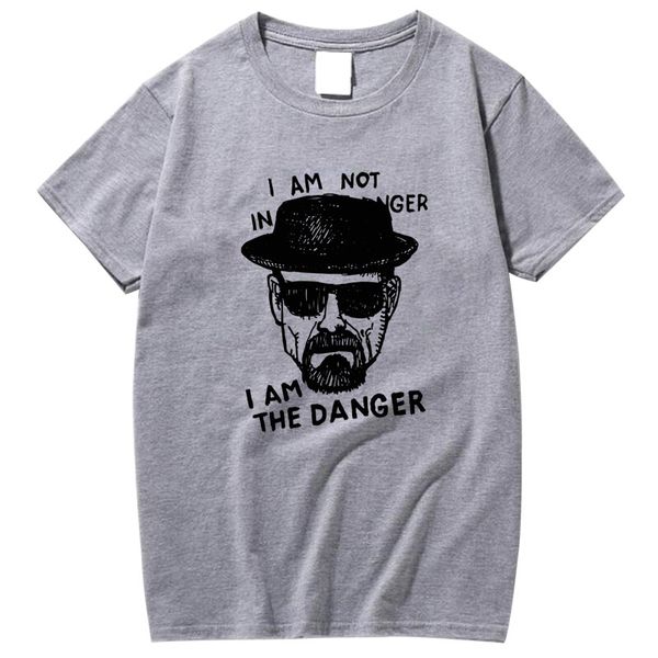 xin yi men fashion casual short sleeve 100% cotton o neck men short sleeve heisenberg print tshirt men tshirt tee