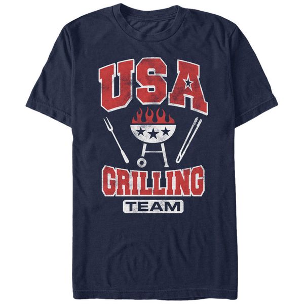 men t shirt fashion lost gods usa grilling team mens graphic t shirt summer o-neck