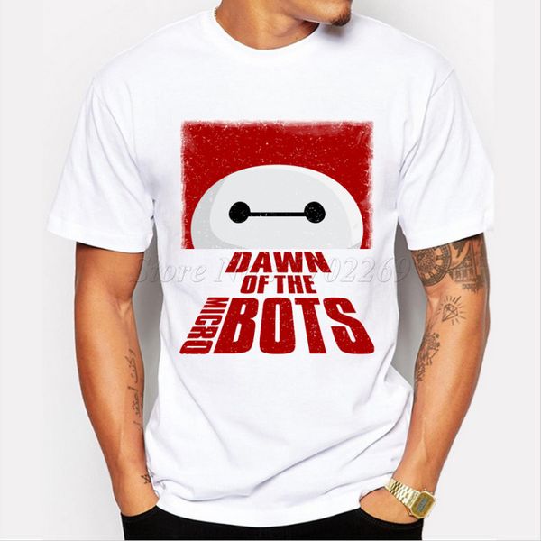2019 men's cute cartoon dawn of the microbots t shirt hipster men's printed short sleeve tees
2019 men's cute cartoon dawn of the microbots t shirt hipster men's printed short sleeve tees