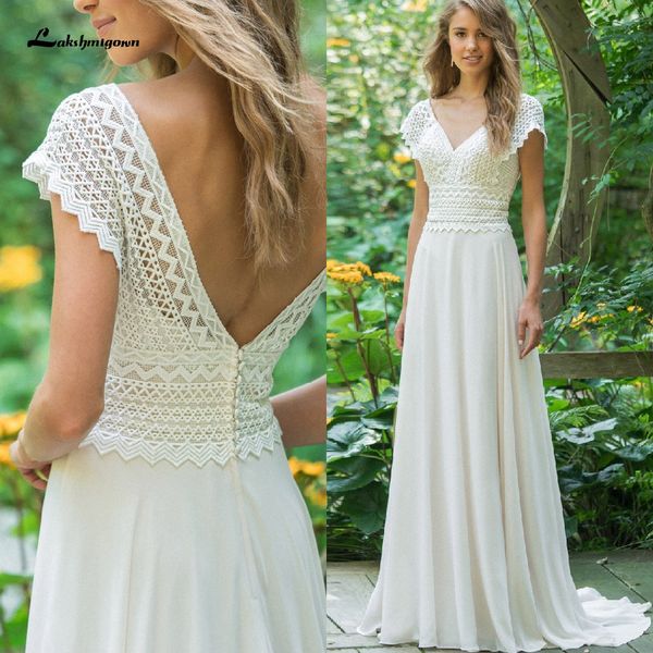 v neck chiffon beach wedding dresses 2020 lace court train bridal gowns plus size vestido de bodas open back vestido, Blue;red
v neck chiffon beach wedding dresses 2020 lace court train bridal gowns plus size vestido de bodas open back vestido, Blue;red