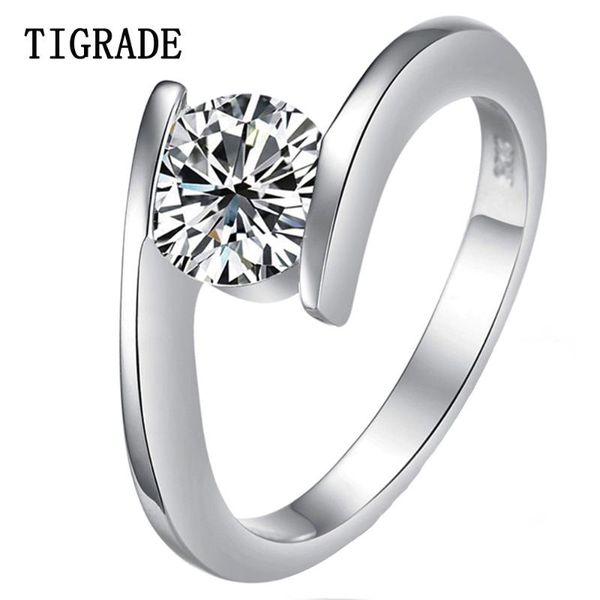 tigrade silver color stainless steel rings women elegant 7mm cubic zirconia wedding band eternity engagement ring female jewelry, Golden;silver
tigrade silver color stainless steel rings women elegant 7mm cubic zirconia wedding band eternity engagement ring female jewelry, Golden;silver