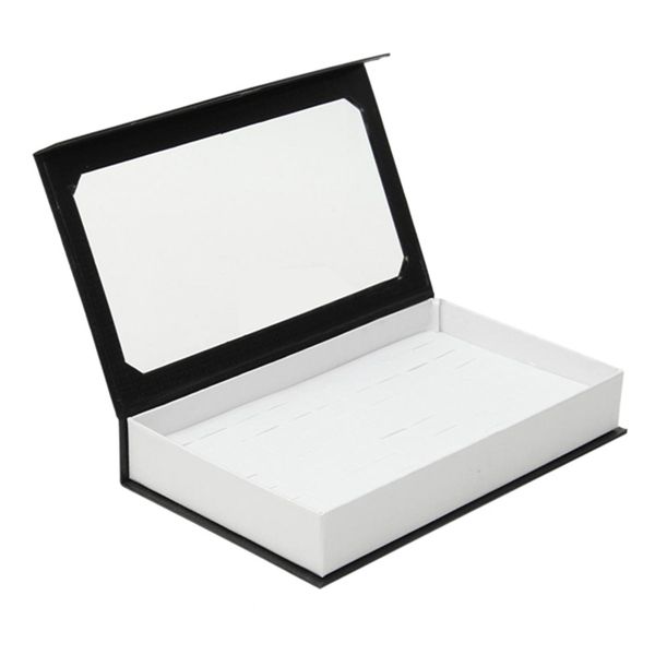 72 ring jewellery display storage box tray show case organiser earring holder, white ring box with cover, Pink;blue
72 ring jewellery display storage box tray show case organiser earring holder, white ring box with cover, Pink;blue