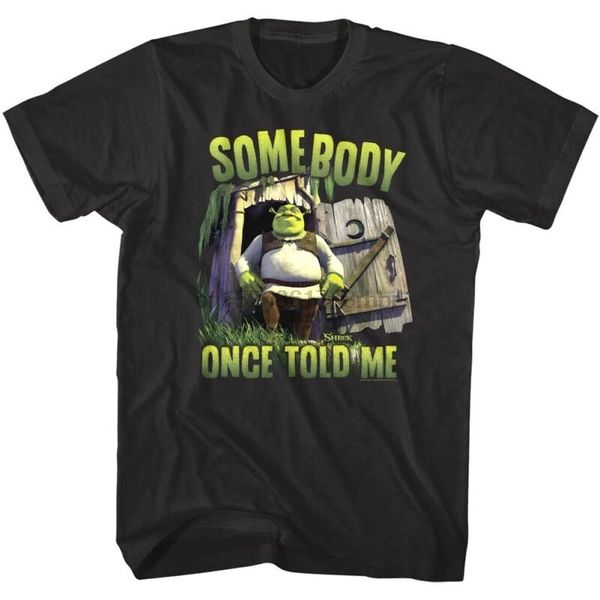 shrek somebody once told me mens t shirt fat ogre cartoon movie myers monster