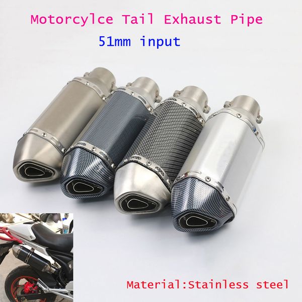 51mm input stainless steel exhasut muffler pipe db killer 310mm length vent pipe system motorcycle
51mm input stainless steel exhasut muffler pipe db killer 310mm length vent pipe system motorcycle
