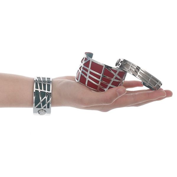 bangle legenstar arrival wide cuff bracelets & bangles for women geometric stainless steel pulseiras reversible leather band, Black
bangle legenstar arrival wide cuff bracelets & bangles for women geometric stainless steel pulseiras reversible leather band, Black