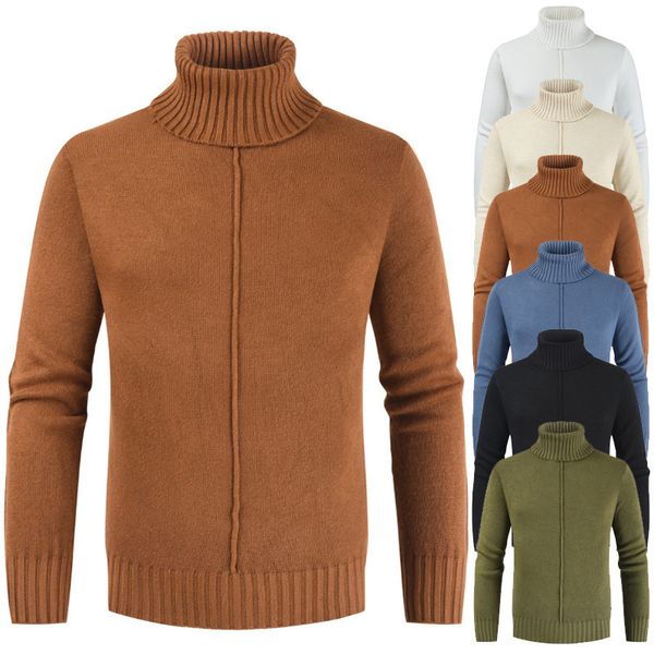 color turtleneck long sleeve slim knit lapel sweaters winter pullover solid colors sweater men y q1113, White;black
color turtleneck long sleeve slim knit lapel sweaters winter pullover solid colors sweater men y q1113, White;black