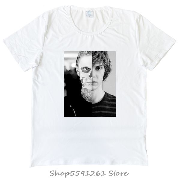 men t shirt fashion evan peters skull ahs roanoke poster men's t-shirt funny tees shirt hipster summer casual clothing tee
men t shirt fashion evan peters skull ahs roanoke poster men's t-shirt funny tees shirt hipster summer casual clothing tee
