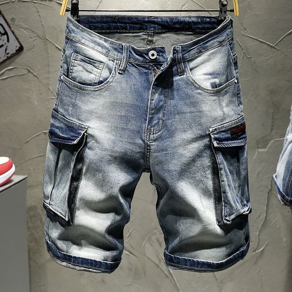 2020 summer thin multi-pocket denim men's trendy slim stretch hip hop shorts and shortscasual shorts trendy 3ytqw, Blue
2020 summer thin multi-pocket denim men's trendy slim stretch hip hop shorts and shortscasual shorts trendy 3ytqw, Blue