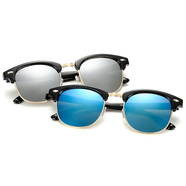 sunglasses semi rimless polarized women men retro sun glasses vintage mirrored eyewear uv400 fashion, White;black
sunglasses semi rimless polarized women men retro sun glasses vintage mirrored eyewear uv400 fashion, White;black