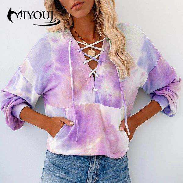 miyouj streetwear hoodies tie dye print fashion women's clothing 2020 new autumn casual woman sweatshirts, Black
miyouj streetwear hoodies tie dye print fashion women's clothing 2020 new autumn casual woman sweatshirts, Black