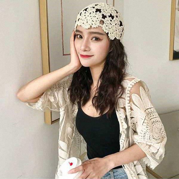 women hat spring summer crochet flower hat vintage fashion knitted spring will breathable bonnets knitted hats retro, Blue;gray
women hat spring summer crochet flower hat vintage fashion knitted spring will breathable bonnets knitted hats retro, Blue;gray