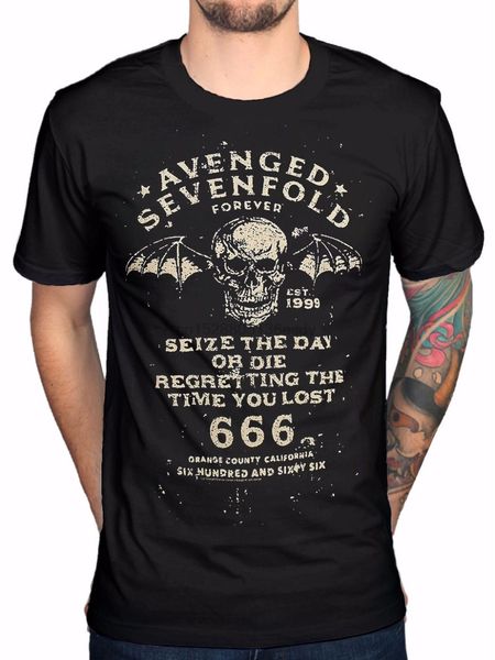 2019 short sleeve o-neck tees men 100% cotton official avenged sevenfold seize the day printed t shirts
2019 short sleeve o-neck tees men 100% cotton official avenged sevenfold seize the day printed t shirts