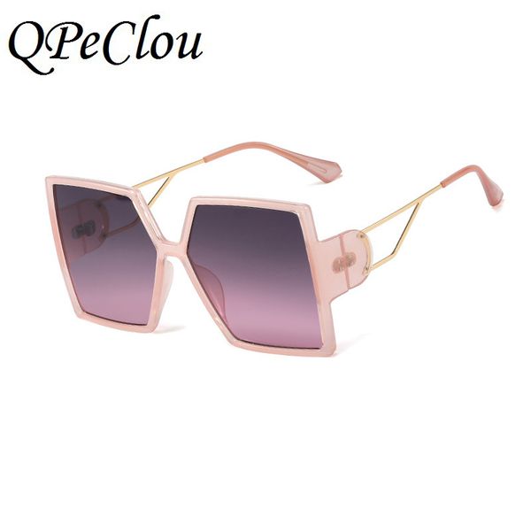 qpeclou 2020 new vintage oversized square sunglasses women fashion plastic sun glasses men brand designer driving shades, White;black
qpeclou 2020 new vintage oversized square sunglasses women fashion plastic sun glasses men brand designer driving shades, White;black