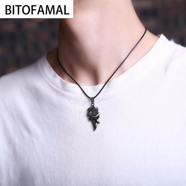 leather cord necklace cool punk flame stainless steel pendant men couple friends birthday gift personality temperament jewelry, Silver
leather cord necklace cool punk flame stainless steel pendant men couple friends birthday gift personality temperament jewelry, Silver
