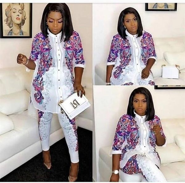 sleeve drilling spring summer women designer two piece pants floral stand neck womens 2pcs half, White
sleeve drilling spring summer women designer two piece pants floral stand neck womens 2pcs half, White