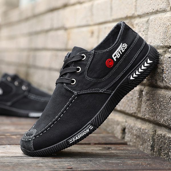 fashionable youth mens shoes casual black sneakers breathable walking canvas shoes men women black lace up flats
fashionable youth mens shoes casual black sneakers breathable walking canvas shoes men women black lace up flats