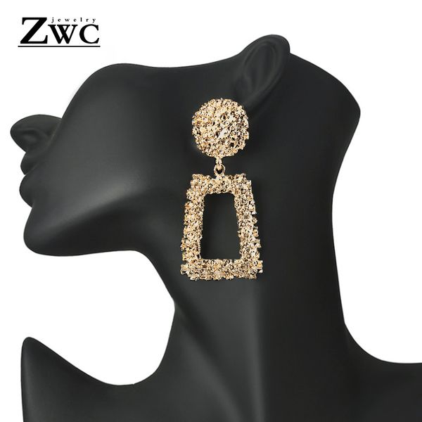 zwc 2020 new fashion big gold earrings for women geometric statement drop earring metal earing hanging fashion jewelry trend, Silver
zwc 2020 new fashion big gold earrings for women geometric statement drop earring metal earing hanging fashion jewelry trend, Silver