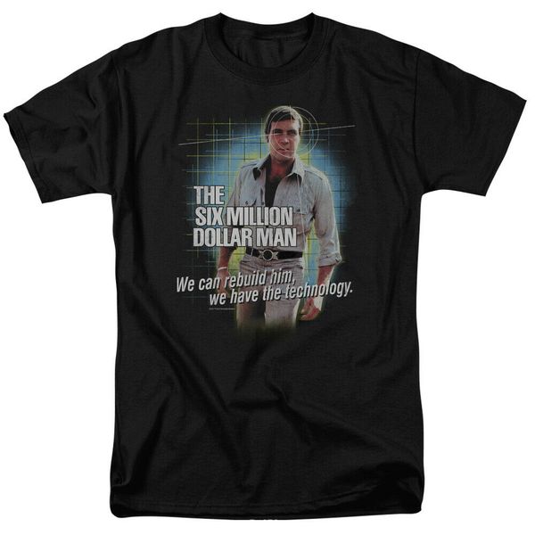 шесть миллионов человек доллара технология лицензионный adult t-shirt хлопок tee shirt пользовательские трафаретной печати
шесть миллионов человек доллара технология лицензионный adult t-shirt хлопок tee shirt пользовательские трафаретной печати