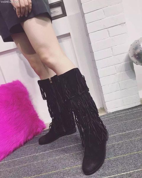 2020 в lastest дизайн fringe сапоги женские зимние сапоги 100% натуральной замши из натуральной кожи черного тан knee high, Black
2020 в lastest дизайн fringe сапоги женские зимние сапоги 100% натуральной замши из натуральной кожи черного тан knee high, Black