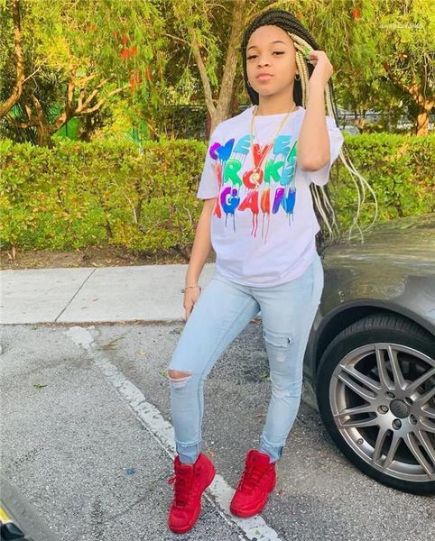 tshirts women designer hip hop o-neck crew tees woman short sleeve womens colourful letter summer, White
tshirts women designer hip hop o-neck crew tees woman short sleeve womens colourful letter summer, White