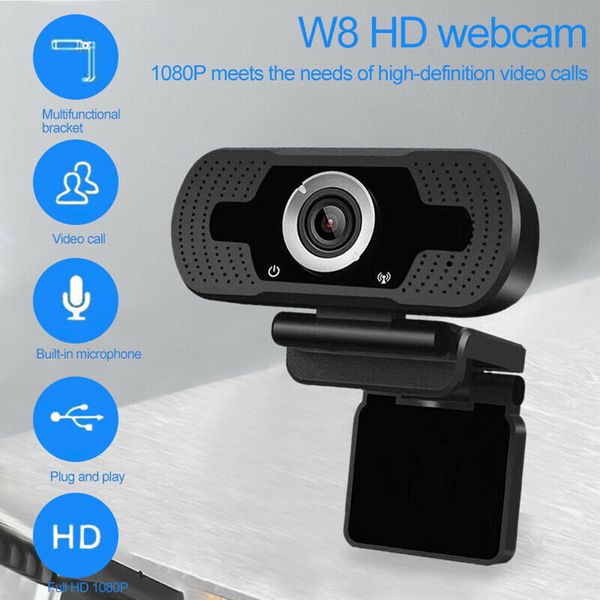 1080p webcam with microphone, hd pc webcam lapplug and play usb webcam streaming computer web camera for video calling recording
1080p webcam with microphone, hd pc webcam lapplug and play usb webcam streaming computer web camera for video calling recording