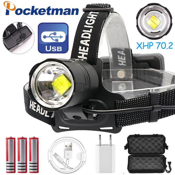 headlamps super bright rechargeable led headlamp xhp70.2 powerful headlight xhp70 zoom high power torch camping fishing
headlamps super bright rechargeable led headlamp xhp70.2 powerful headlight xhp70 zoom high power torch camping fishing