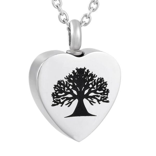 chains ijd9811 stainless steel multi color blank heart charm tree of life cremation ashes necklace jewelry, Silver
chains ijd9811 stainless steel multi color blank heart charm tree of life cremation ashes necklace jewelry, Silver