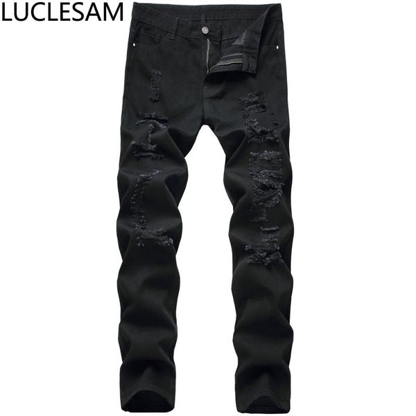 mens distressed jeans male ripped hole straight denim pants hip hop streetwear high waist trousers men black vintage casual jean, Blue
mens distressed jeans male ripped hole straight denim pants hip hop streetwear high waist trousers men black vintage casual jean, Blue