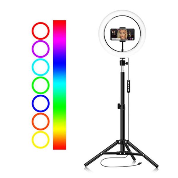 10inch rgb led ring light принудительная light диммируемый 3500k-6500k usb powered с ballhead адаптер телефона держатель для live streaming
10inch rgb led ring light принудительная light диммируемый 3500k-6500k usb powered с ballhead адаптер телефона держатель для live streaming