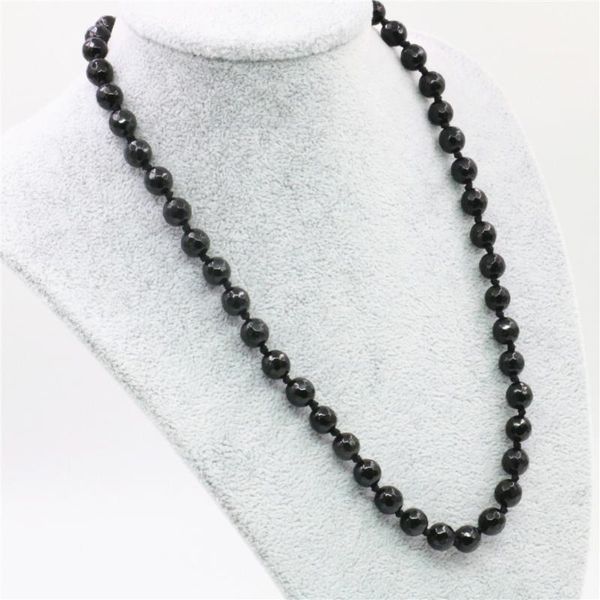 fashion natural black agates 8mm 10mm faceted round beads custom necklace women jewelry gift accessories 18inch y144, Golden;silver
fashion natural black agates 8mm 10mm faceted round beads custom necklace women jewelry gift accessories 18inch y144, Golden;silver