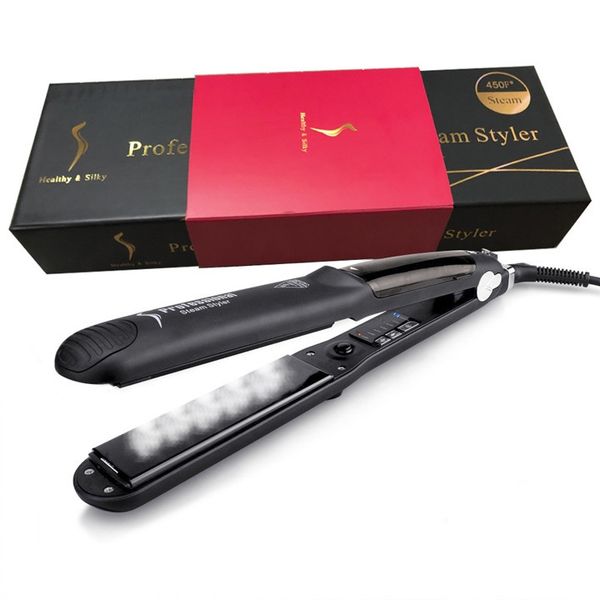 hair straightener professional hair salon steam styler flat ceramics organosilicon hair straightening irons with gift box
hair straightener professional hair salon steam styler flat ceramics organosilicon hair straightening irons with gift box