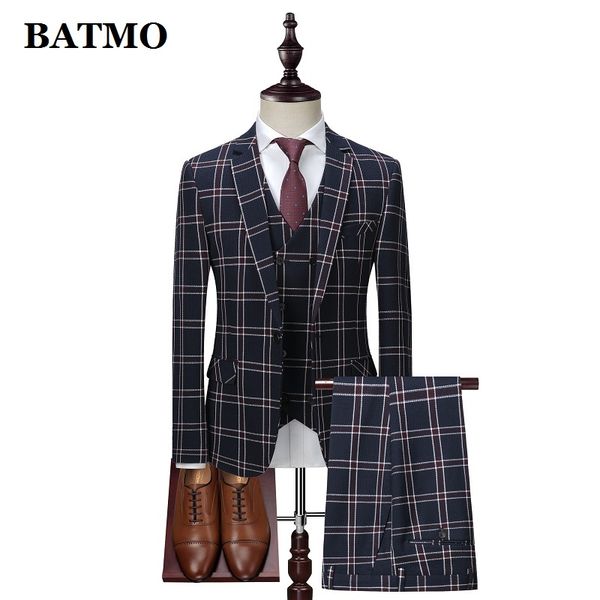 men's suits & blazers batmo 2021 arrival fashion plaid casual slim men,men's wedding dress ,xz343, White;black
men's suits & blazers batmo 2021 arrival fashion plaid casual slim men,men's wedding dress ,xz343, White;black