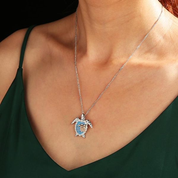 trendy tortoise pendant alloy necklace female clavicle chain jewelry ladies necklace ladies jewelry, Silver
trendy tortoise pendant alloy necklace female clavicle chain jewelry ladies necklace ladies jewelry, Silver