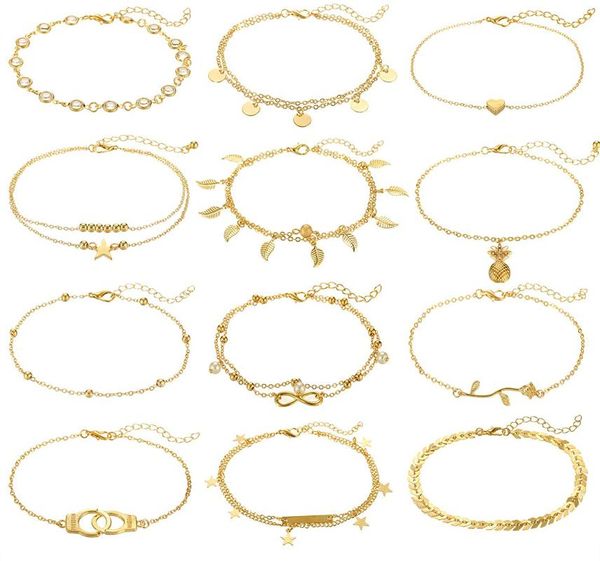 europe and america cross border ornament fashion handcuffs pineapple rose anklets female bohemian beach foot ornaments 12 pieces, Red;blue
europe and america cross border ornament fashion handcuffs pineapple rose anklets female bohemian beach foot ornaments 12 pieces, Red;blue