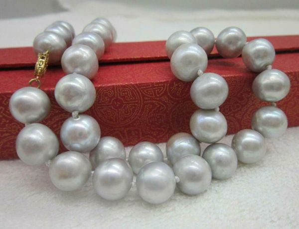 chains charming 11-12 mm south sea natural gray pearl necklace 18 inch yellow clasp, Silver
chains charming 11-12 mm south sea natural gray pearl necklace 18 inch yellow clasp, Silver