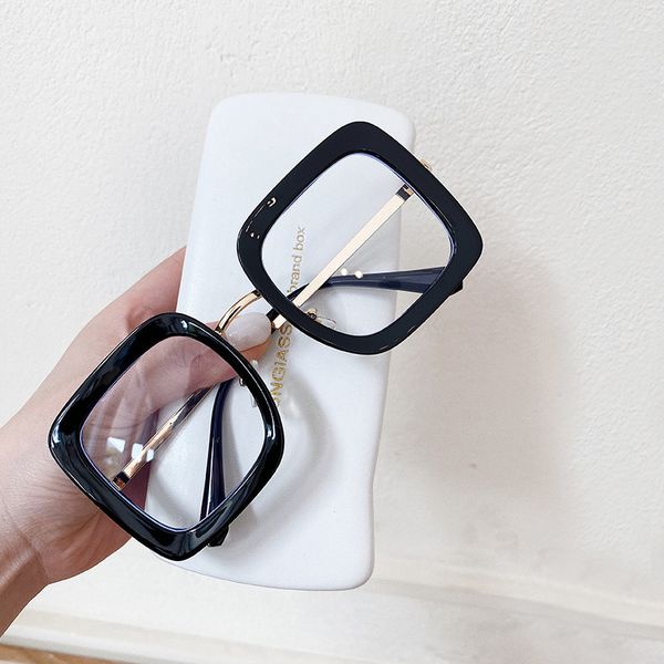 fashion sunglasses frames overside square glasses women men transparent optical female clear eyeglasses, Black
fashion sunglasses frames overside square glasses women men transparent optical female clear eyeglasses, Black