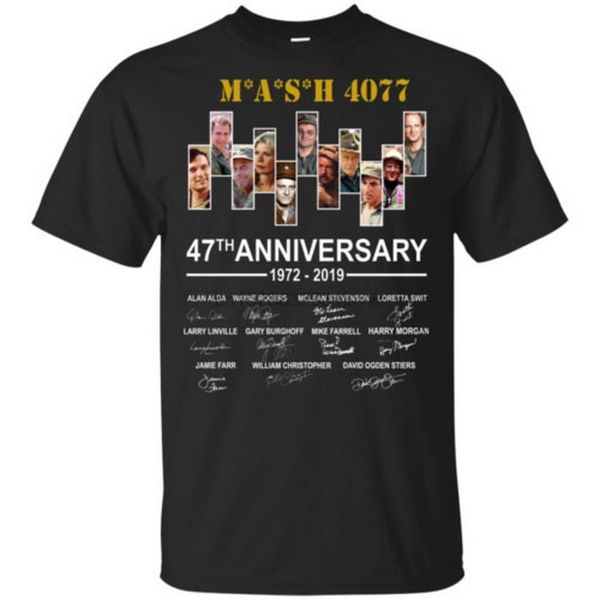 mash 4077 47th anniversary 1972-2020 signature men tee t shirt s-5xl t-shirt custom printed
mash 4077 47th anniversary 1972-2020 signature men tee t shirt s-5xl t-shirt custom printed