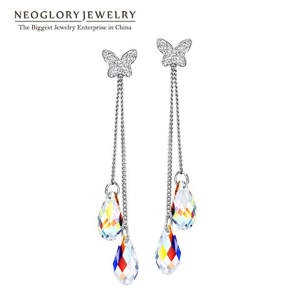neoglory jewelry transparent crystal butterfly fashion earrings for women2020new embellished with crystals from, Silver
neoglory jewelry transparent crystal butterfly fashion earrings for women2020new embellished with crystals from, Silver